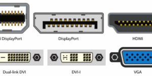 Photo des différentes connectiques